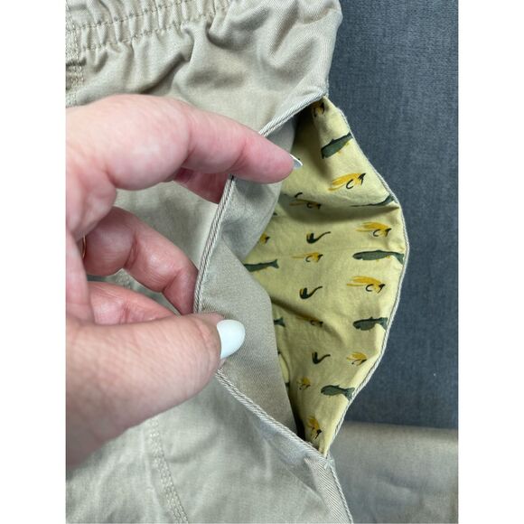 I Love Ugly Tapered Jogger Pants‎ Men M Beige Casual Zip Ankle Urban Streetwear - Picture 7 of 12